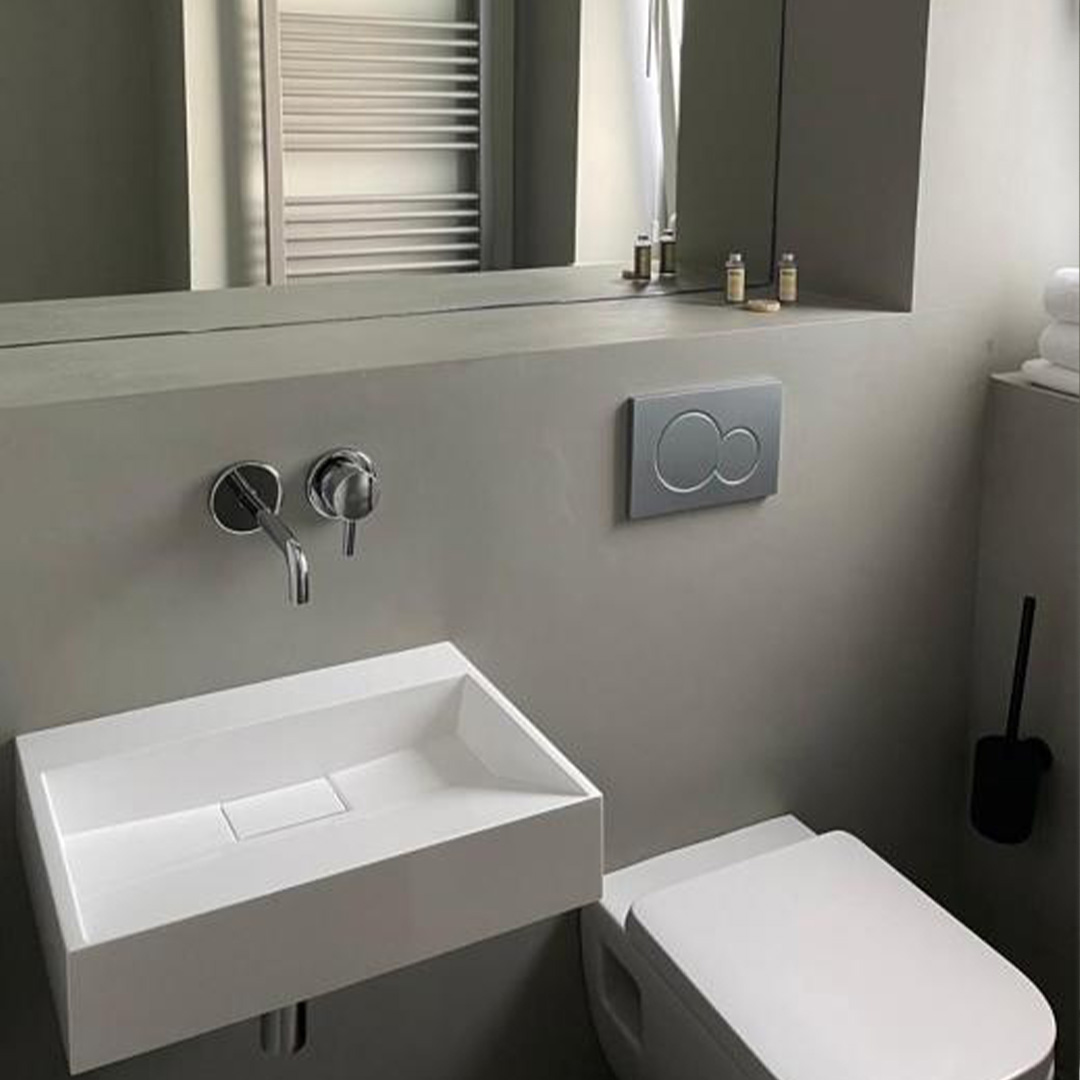 Badezimmer im Walthers am Goetheplatz